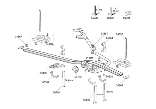 Thule proride 591 - thule,