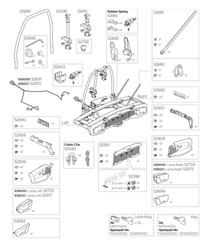 Thule velospace 938 - thule, 938/939