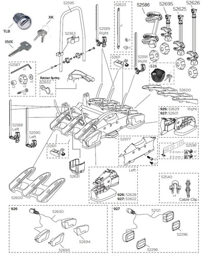 Thule velocompact 924 925 926 - velocompact,